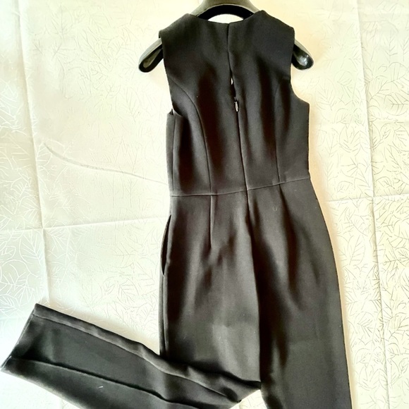 BCBGeneration Vest Jumpsuit Black, Size 0, New - Picture 6 of 8